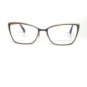 OGI Polar Plunge EMLD Eyeglasses Frames Rose Gold Emerald Green 54-16-145 21530